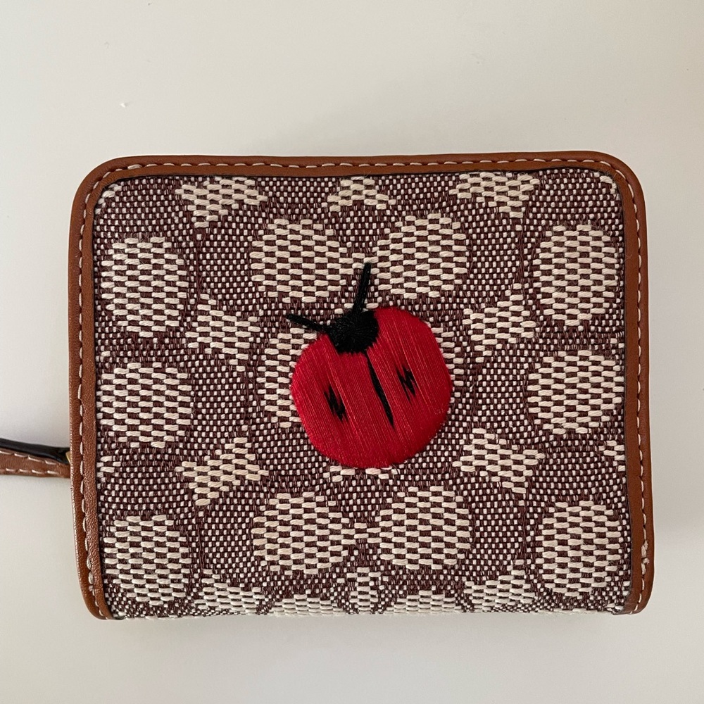 Coach Canvas Ladybug Bi-fold wallet
